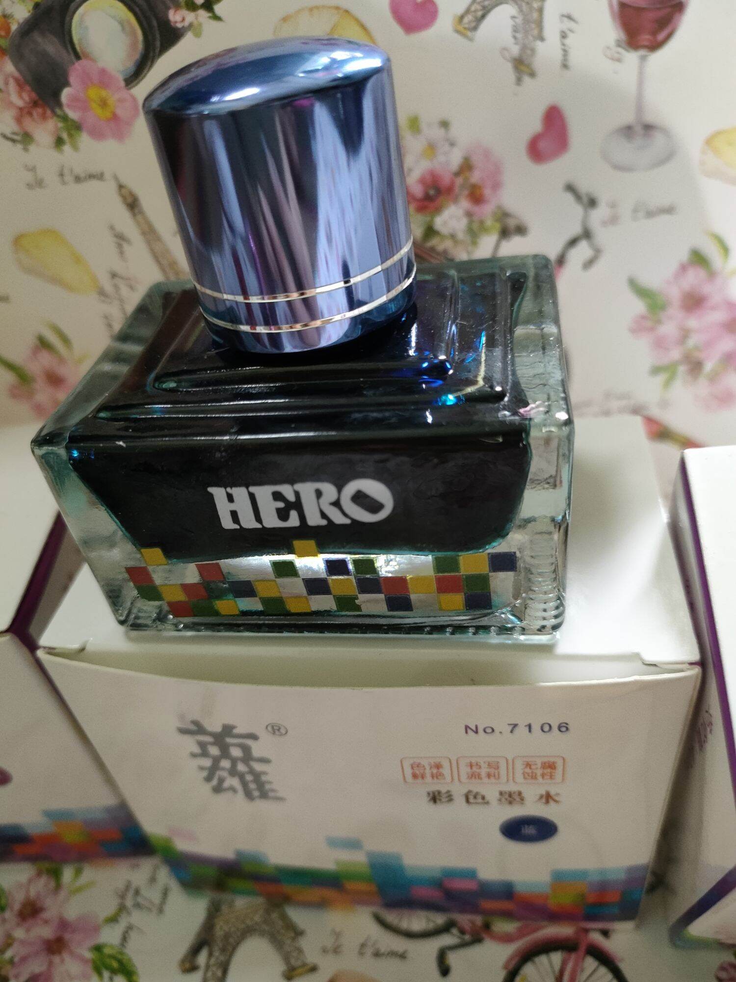Mực hero ,xanh, đỏ, tím, đen
