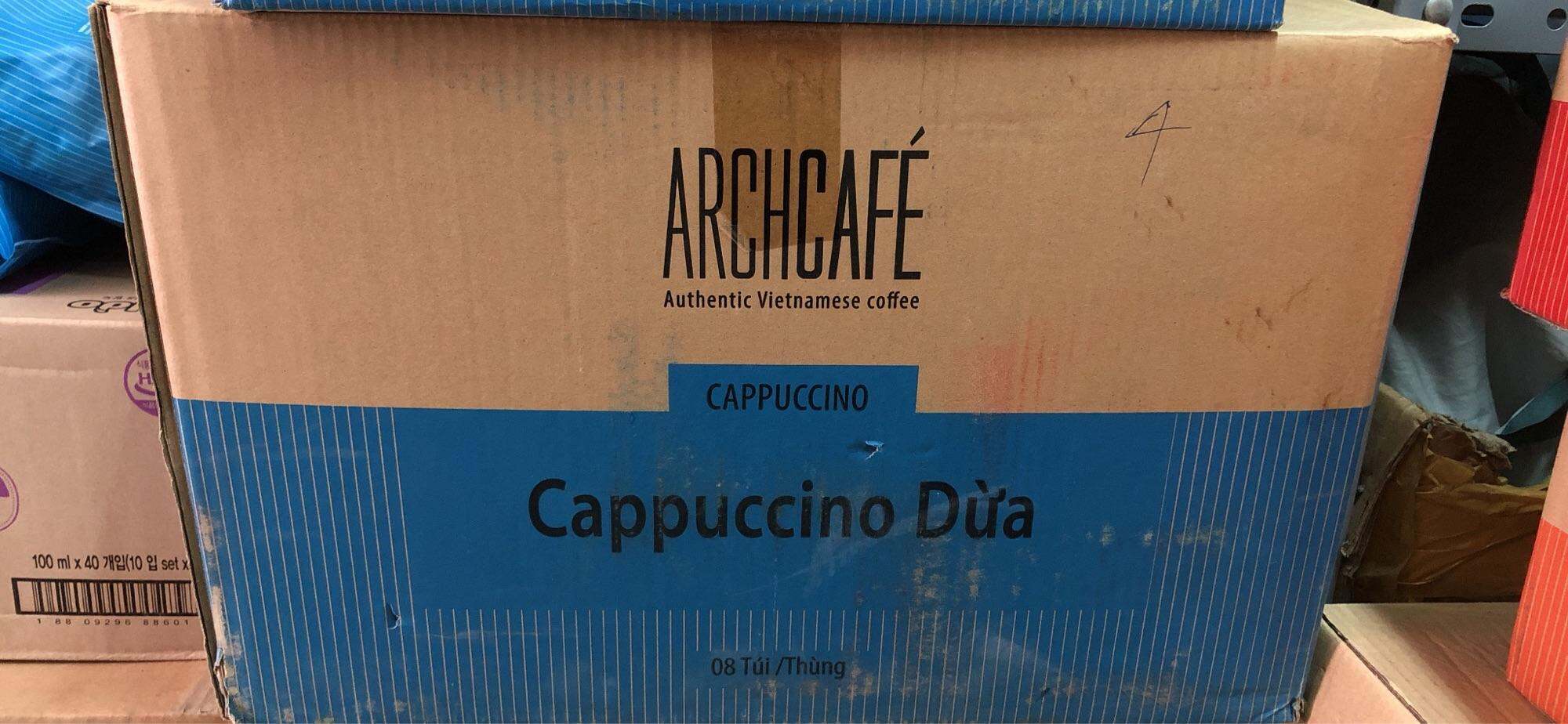 Cappuccino Dừa - Archcafe- Dạng túi 50 Gói*20G (date mới 6/2024))