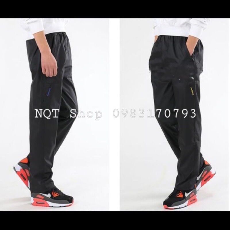 Quần Gió Thể Thao Nam 2 Lớp Dáng Suông Phù Hợp Mọi Lứa Tuổi