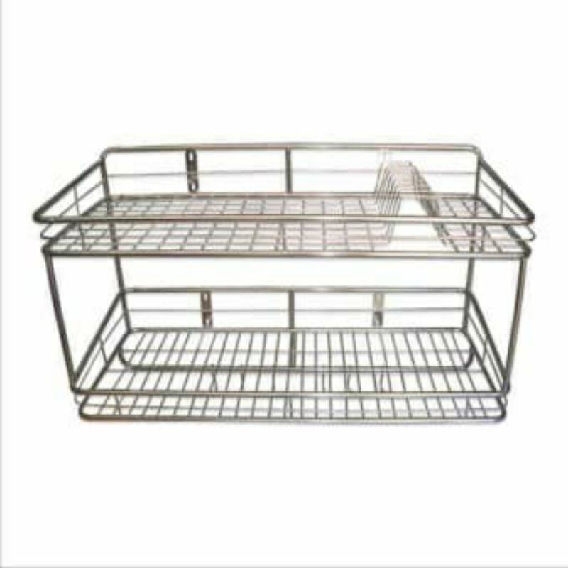 Kệ chén inox 2 tầng nhiều size