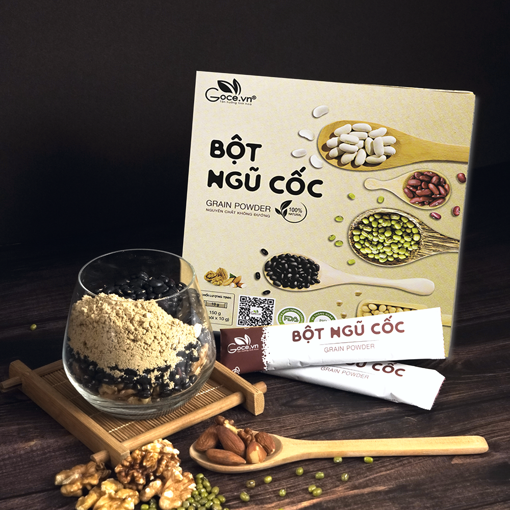 Bột ngũ cốc dinh dưỡng Goce - 150g (15 gói x 10g) ST