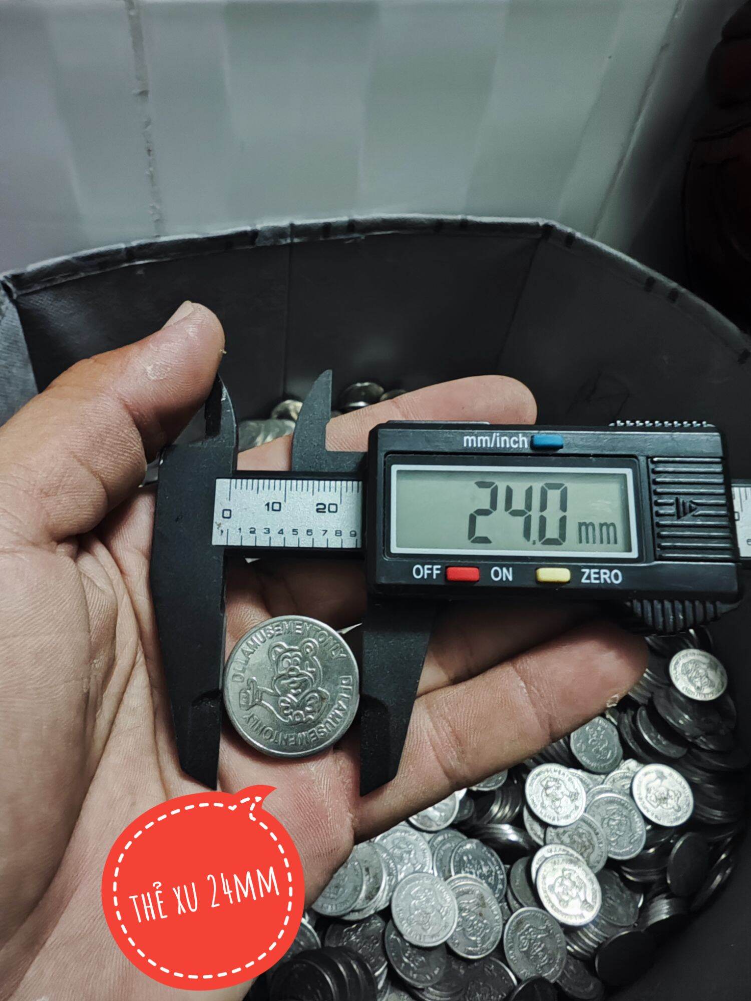 Thẻ xu máy game 24mm combo 100 thẻ cũ đã sử dụng