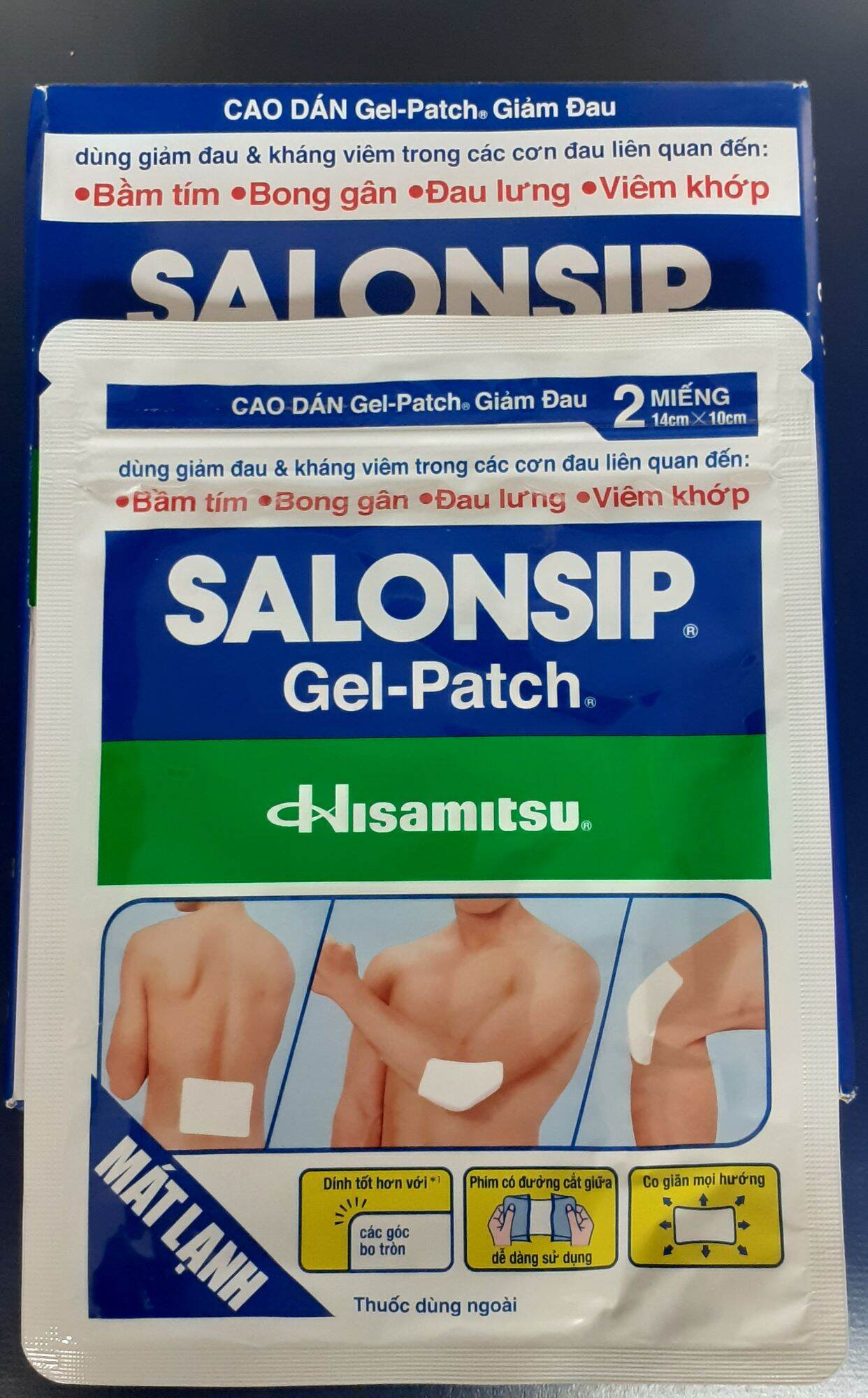 SALONSIP 1 BỊCH CÓ 2 MIẾNG ( LẠNH )