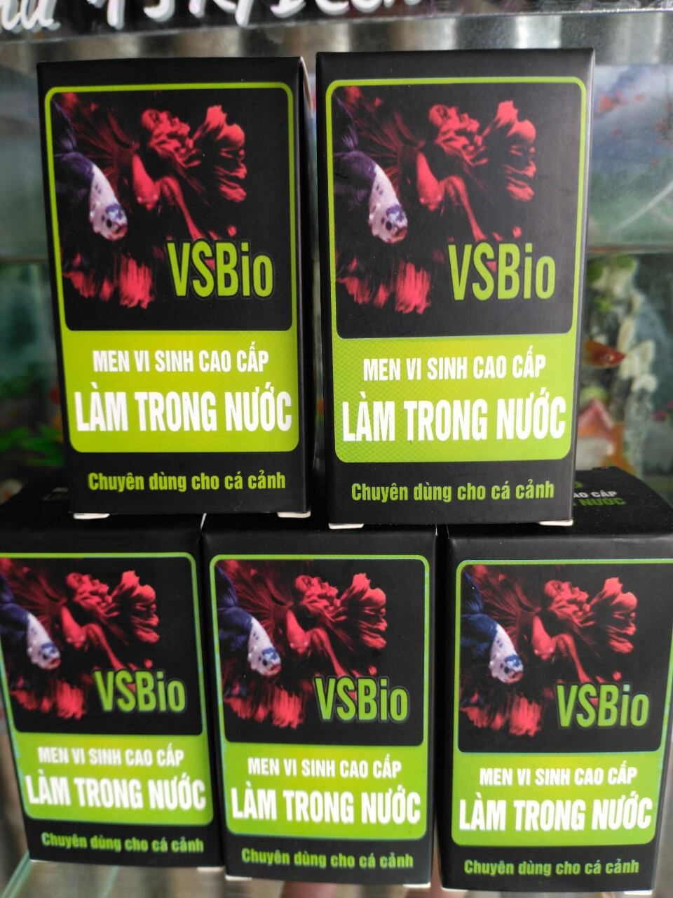 Vi sinh làm trong nước cho hồ cá cảnh VS BIO
