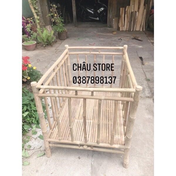 Chuồng tre, cũi tre, nôi tre cho bé tập đứng