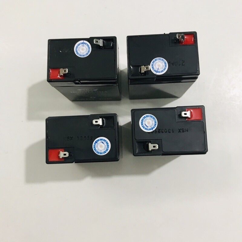 Bình ắc quy khô 6V 5Ah HONJIANDA ( sử dụng cho đèn sạc , quạt sạc )