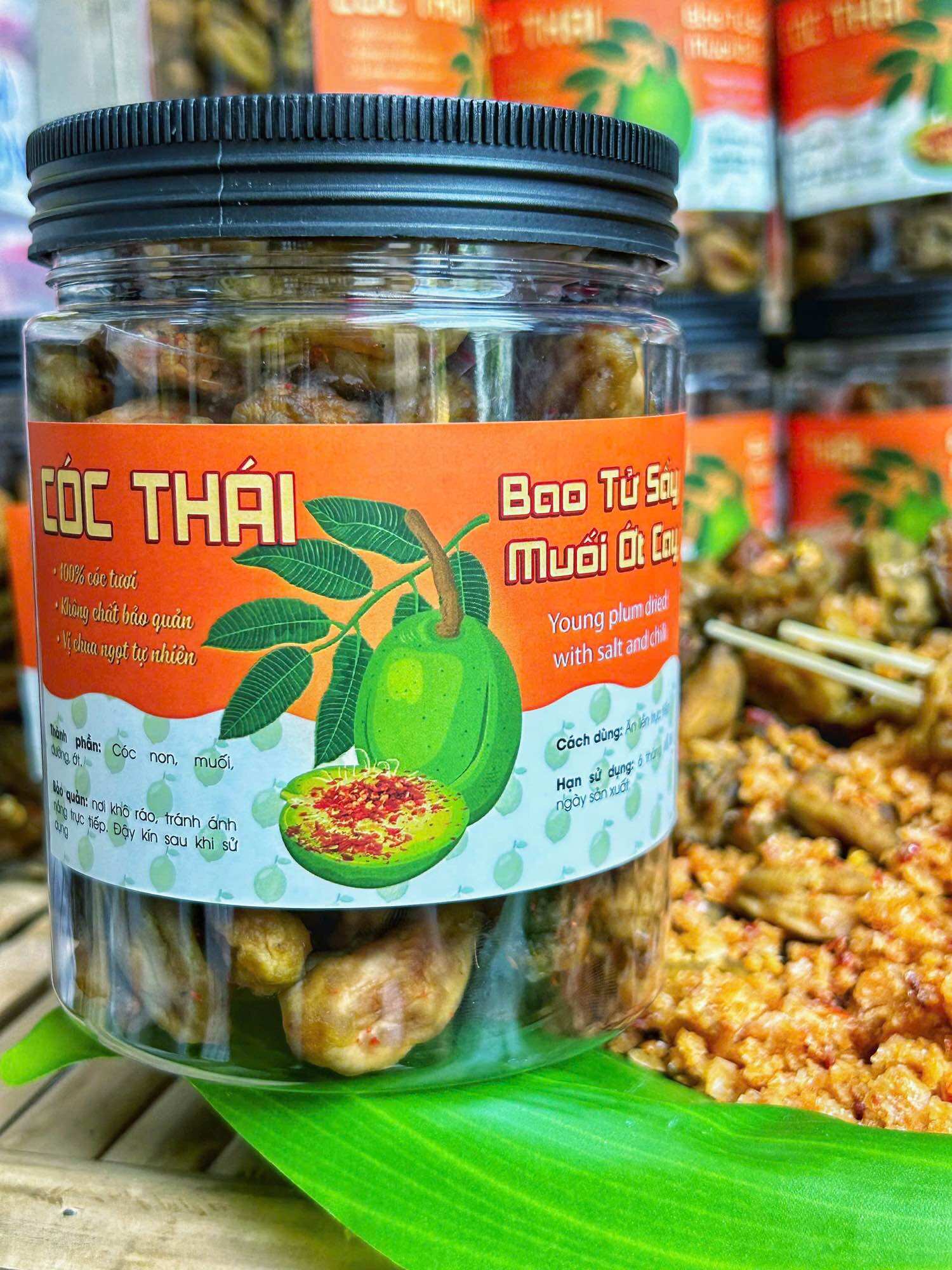 Cóc thái bao tử sấy muối ớt cay 500g