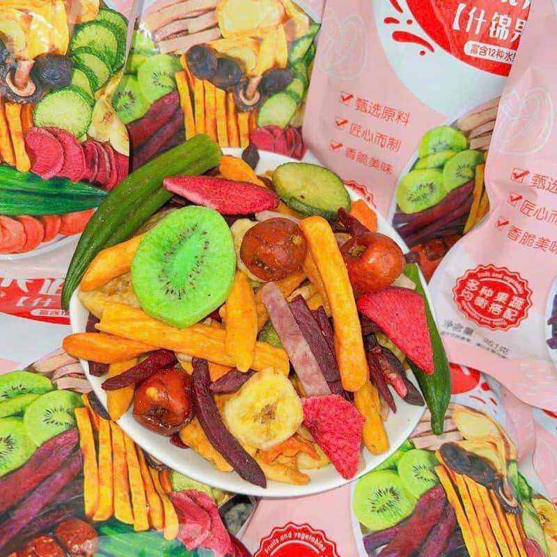 Rau củ quả sấy giòn túi 251g
