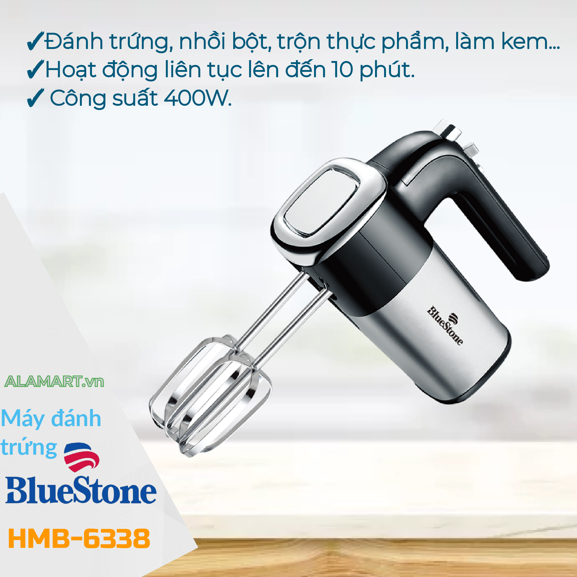 Máy đánh trứng bluestone hmb-6338
