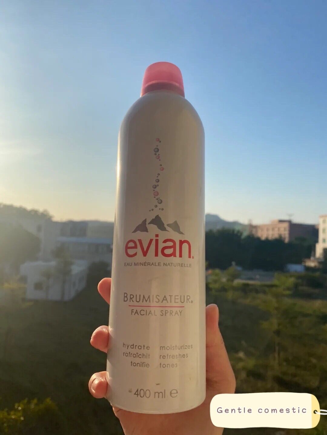 Xịt khoáng Evian 400ml chính hãng