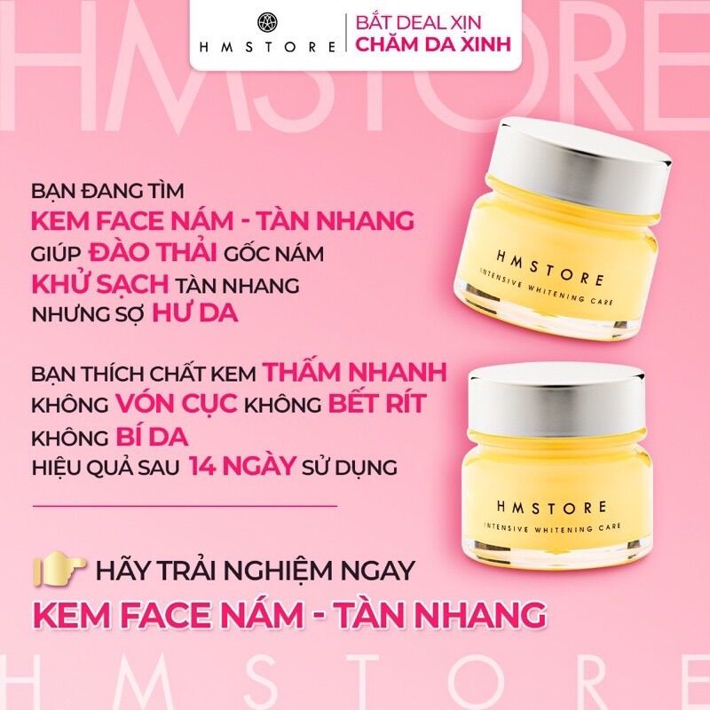 Face Nám Tàn Nhang Jussmy HM STORE