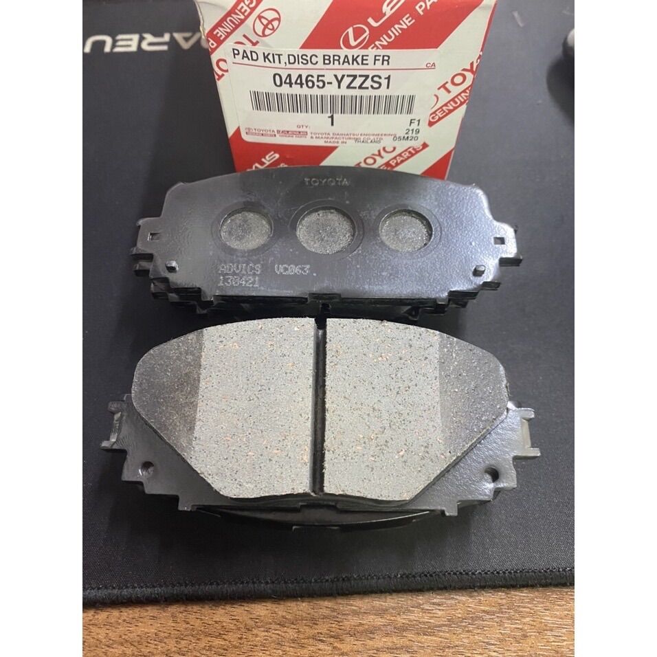 Má phanh , bố thắng trước toyota vios chính hãng thái lan 2009-2021 msp:04465-yzzs1