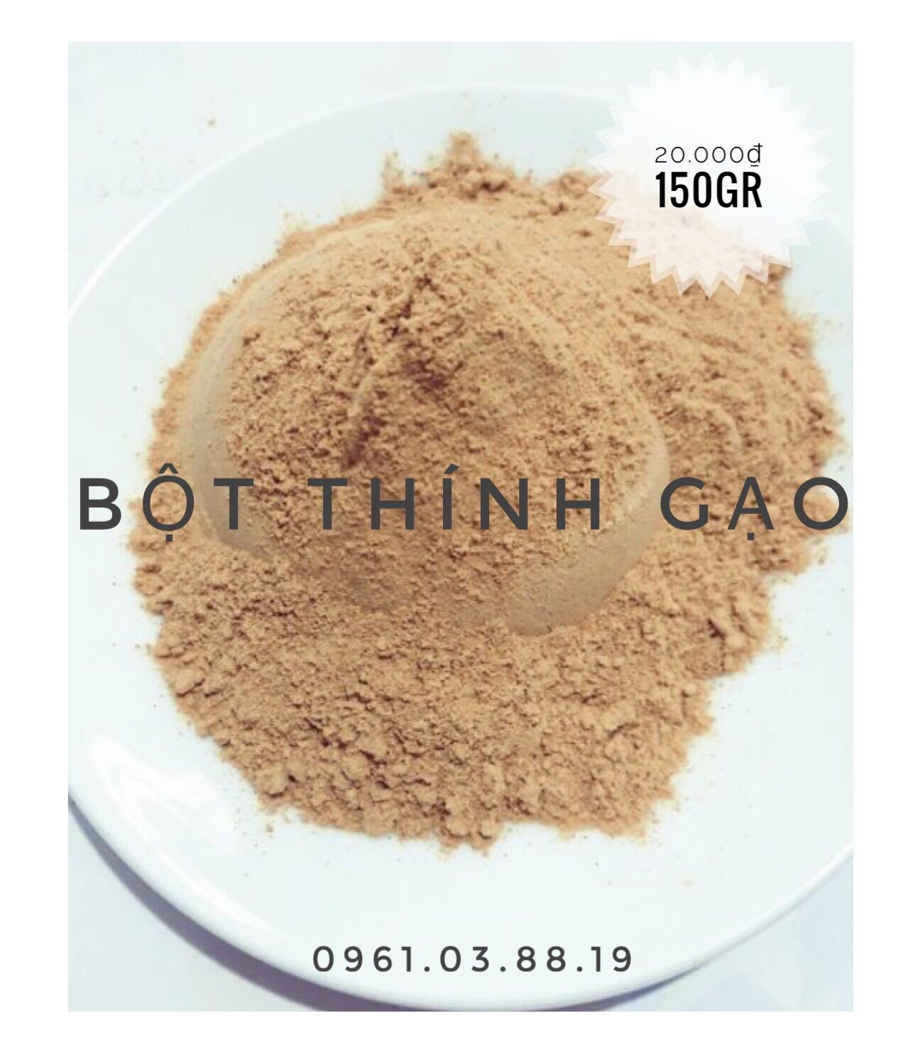 Bột thính gạo rang