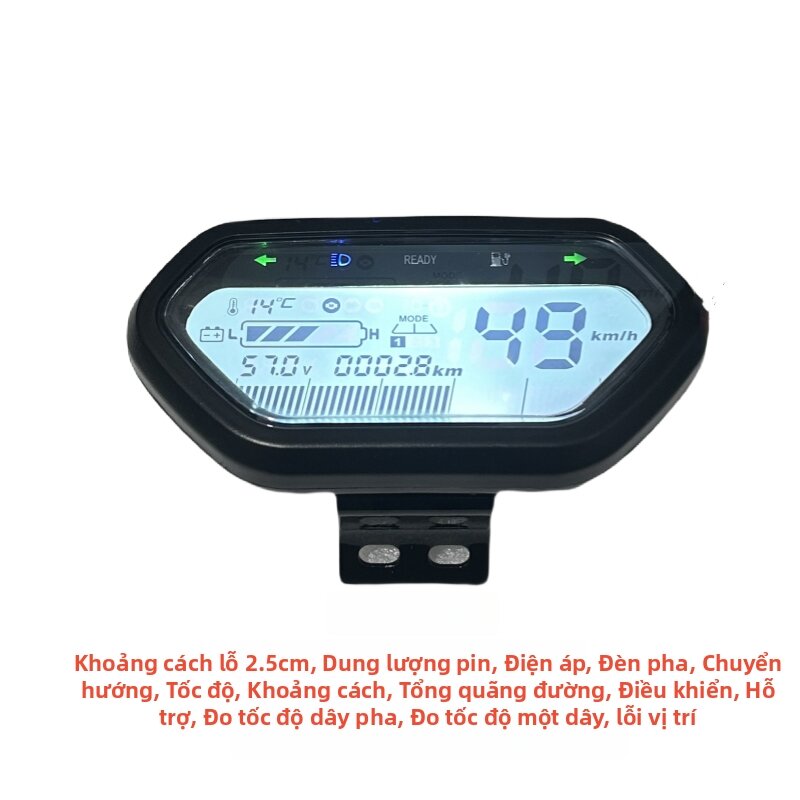 Đồng Hồ Đo Tốc Độ Xe Điện Golden Arrow New Sunlight Electric Car Speedometer Kilometer Counter Battery Car Instrument