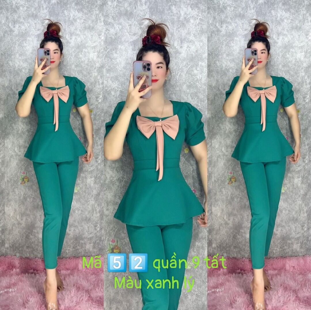 Sét bộ thun mặc nhà