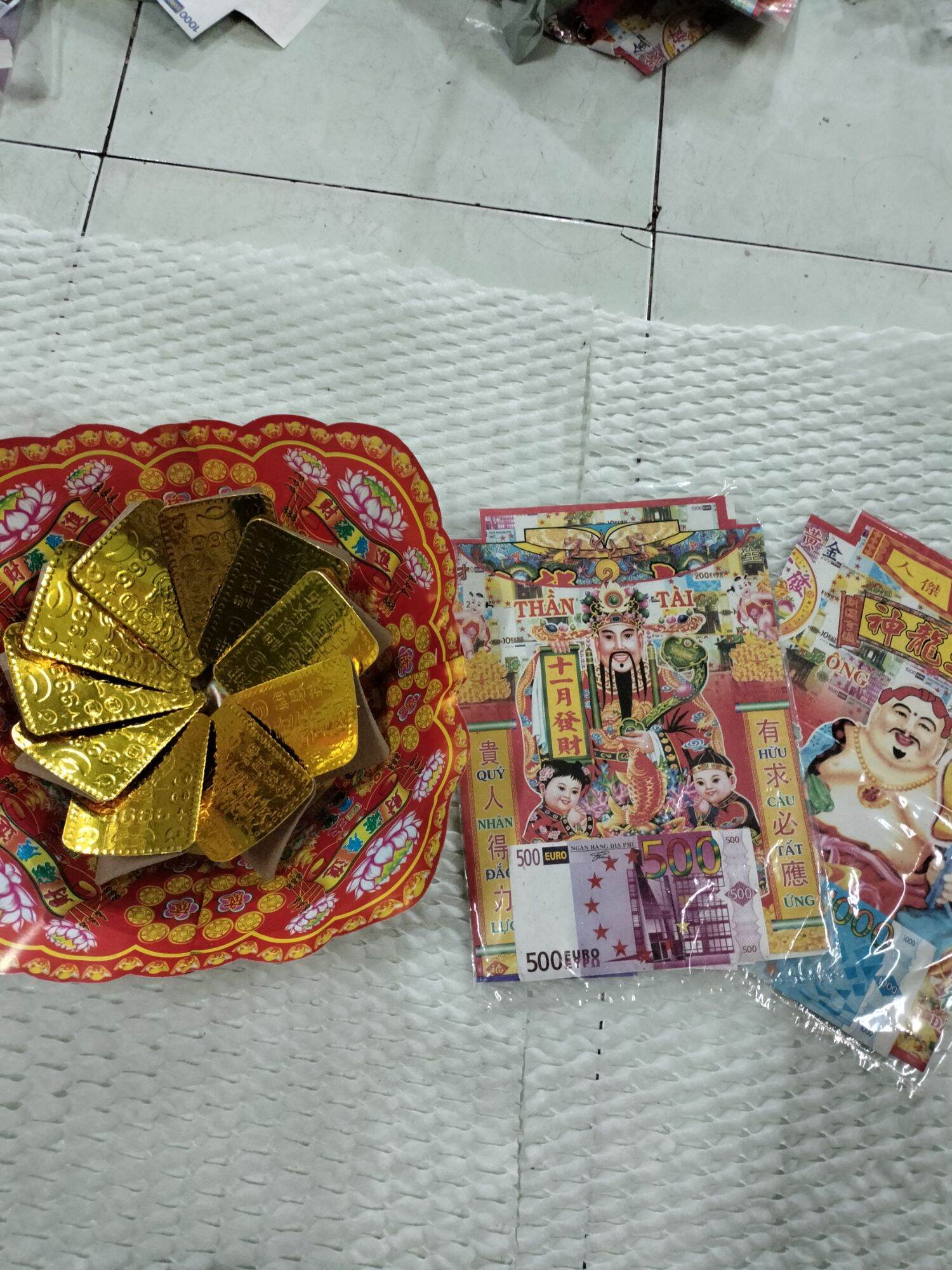 Bộ giấy cúng thần tài ông địa