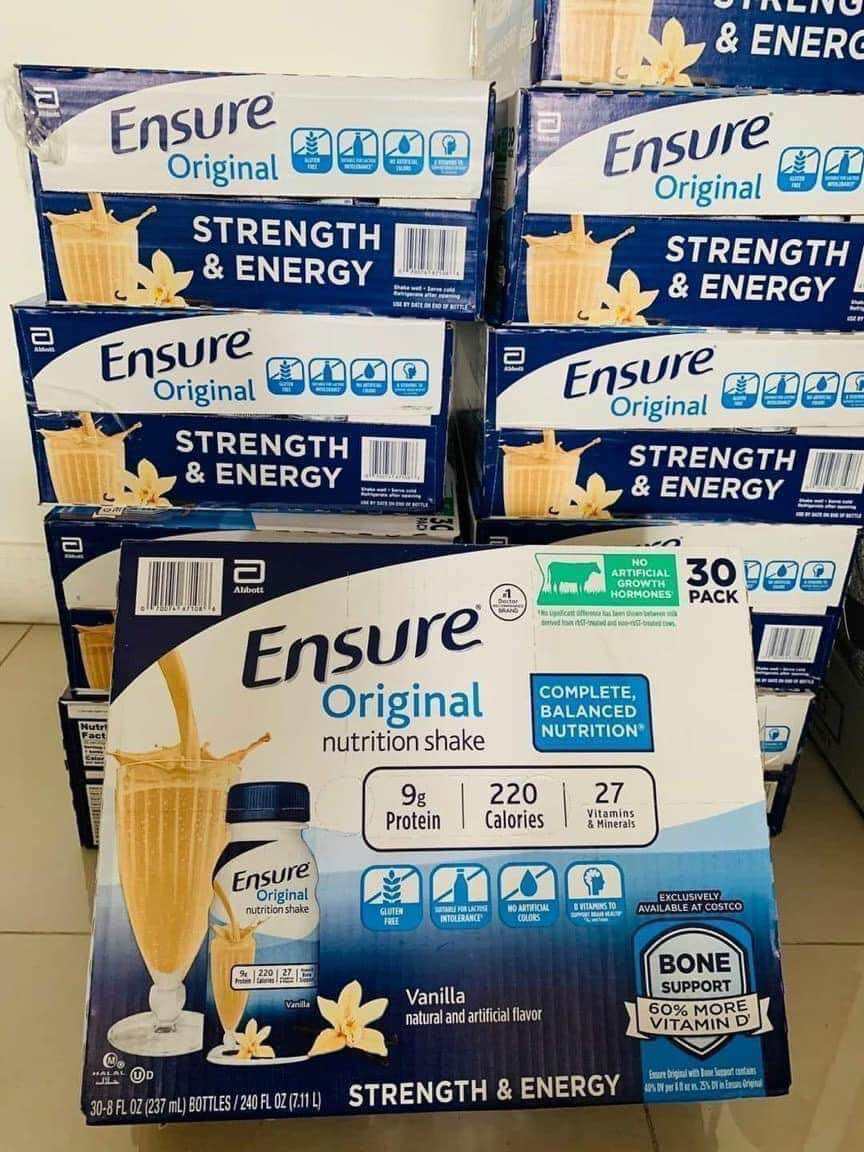 Sữa Ensure Nước Original Nutrition Shake Vanilla 237 Ml Của Mỹ - Date 03/2025