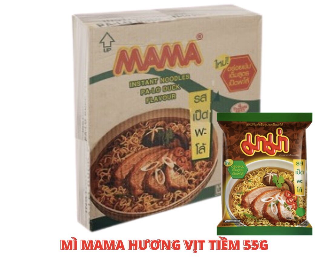 Thùng 30 gói- Mì Thái Mama hương vịt tiềm 60g