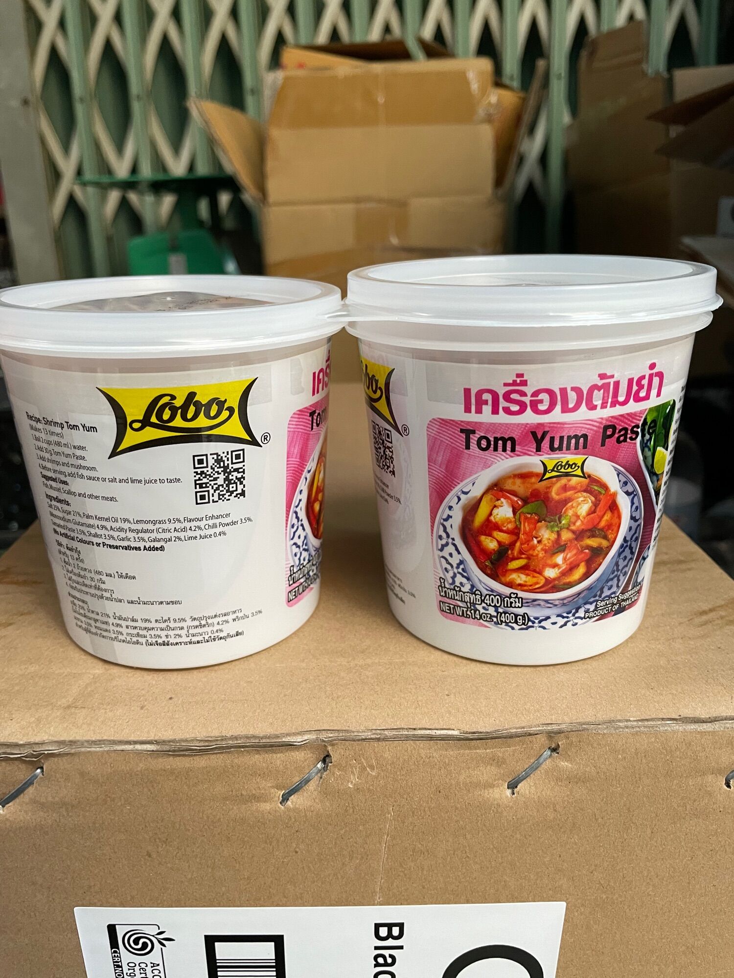 Gia vị lẩu hủ cay tom yum thái lobo hủ 400gram