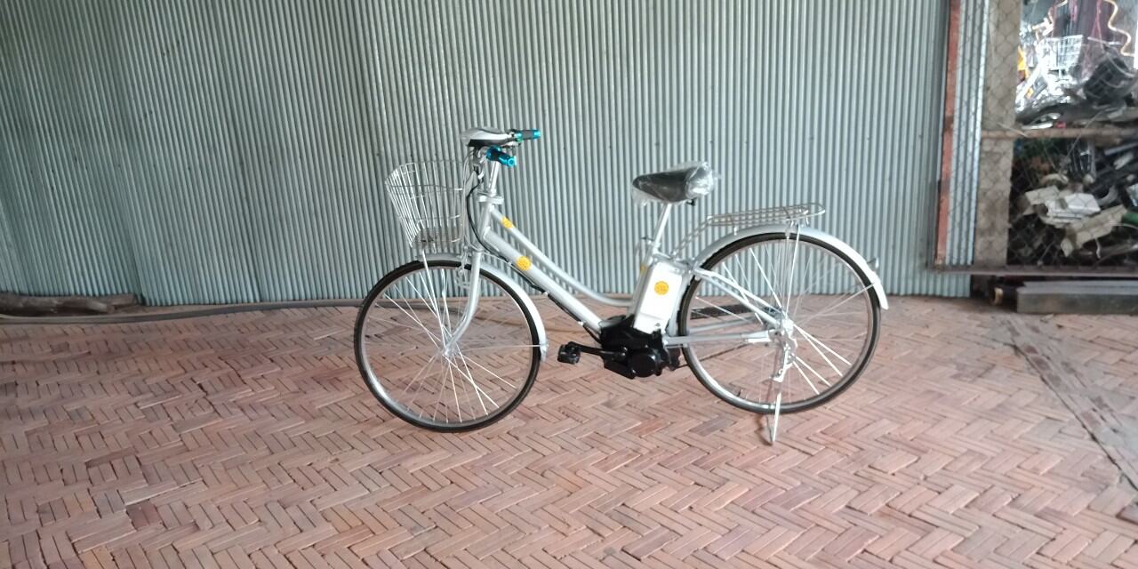 Mua xe đạp điện nhật xe nam màu bạc