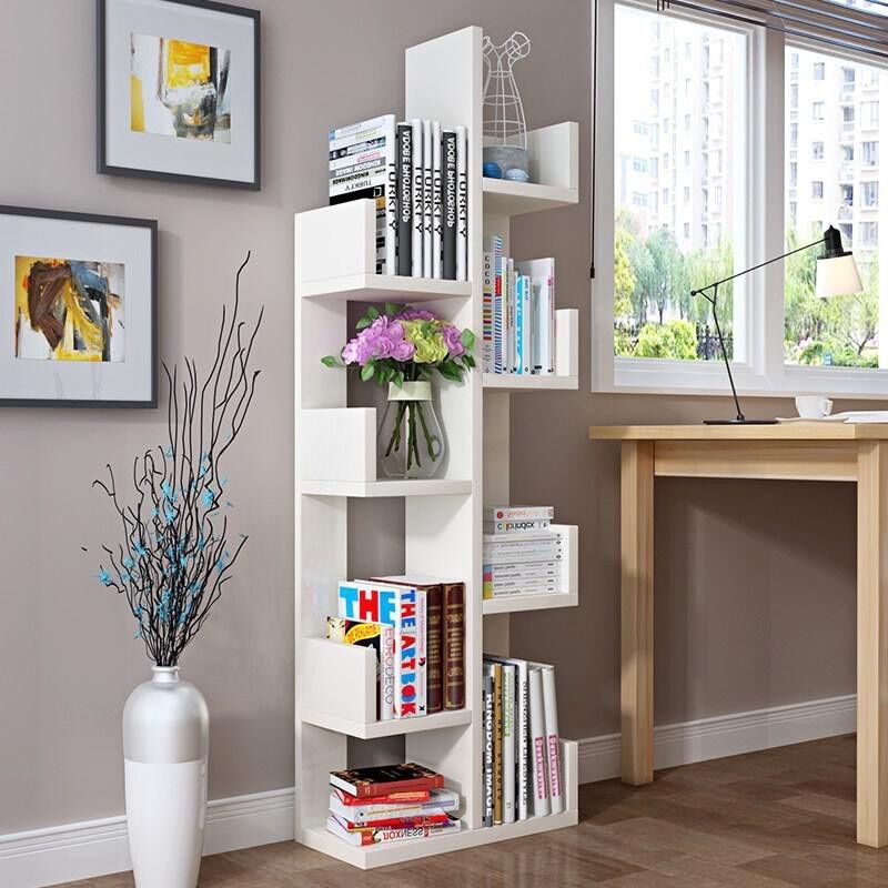 Kệ sách hình cây xương rồng gỗ mdf nhập khẩu