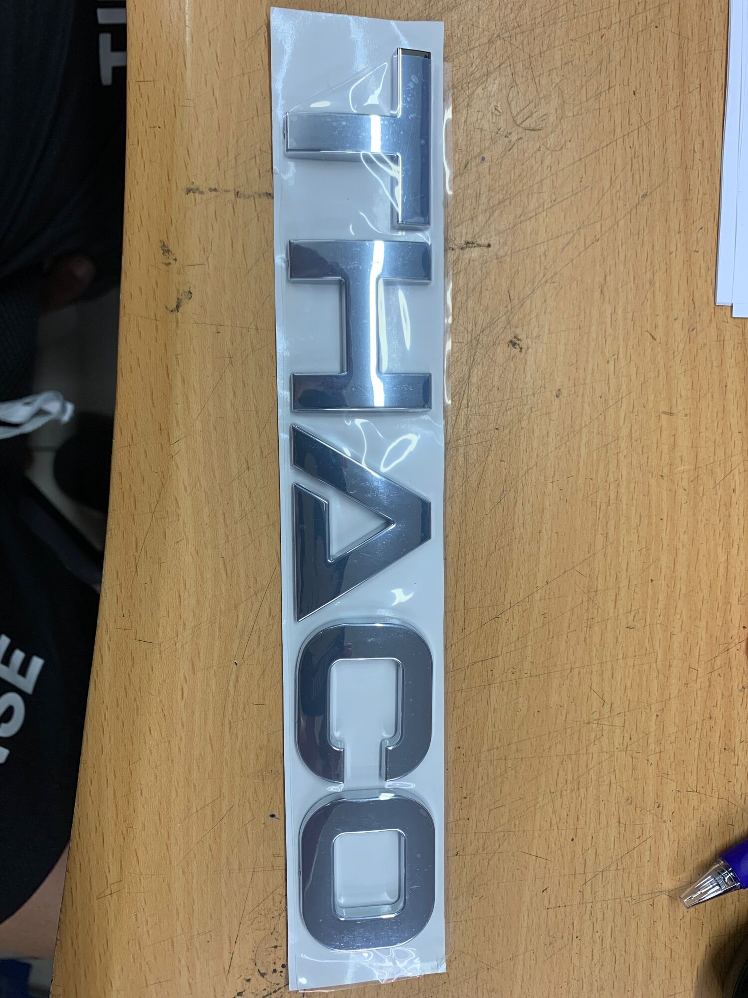 Chữ thaco chữ frontier mạ inox