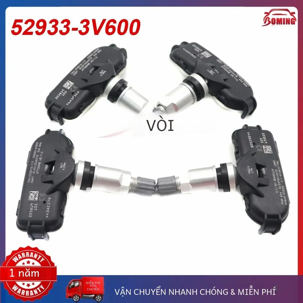 Hyundai Grandeur I40 Kia Rio Tpms 434 MHz Cảm biến giám sát áp suất lốp ô tô cho xe 2011-2021 529333 v600 52933-3v600