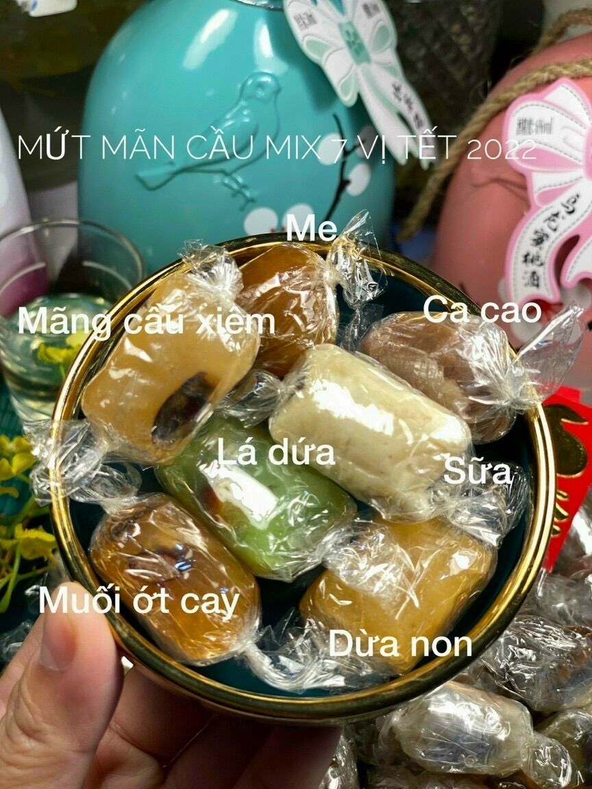 500gram - mứt mãng cầu mix 7 vị