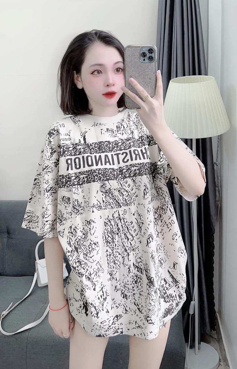 Áo phông loang phối