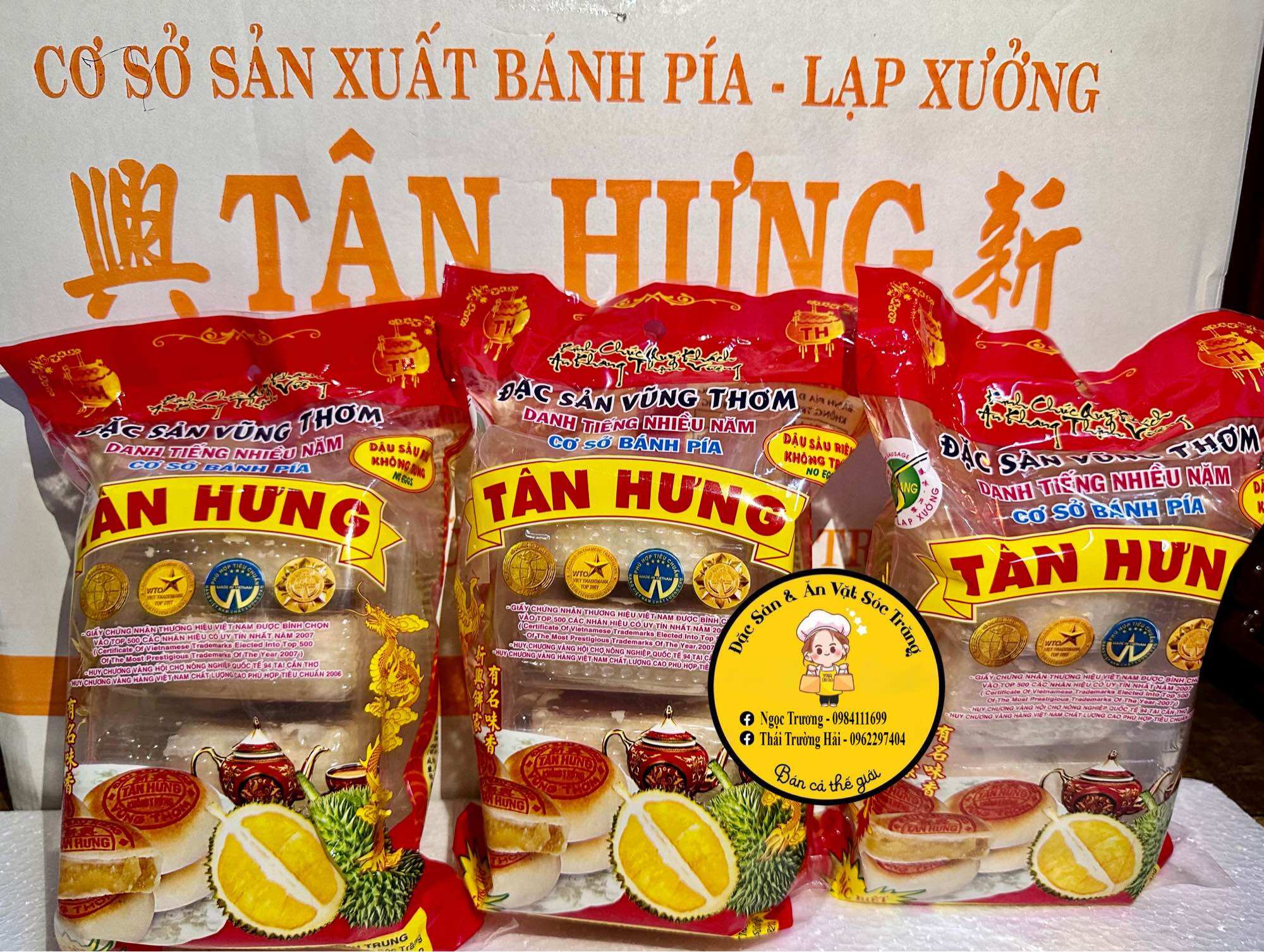 Bánh Pía Tân Hưng Không trứng