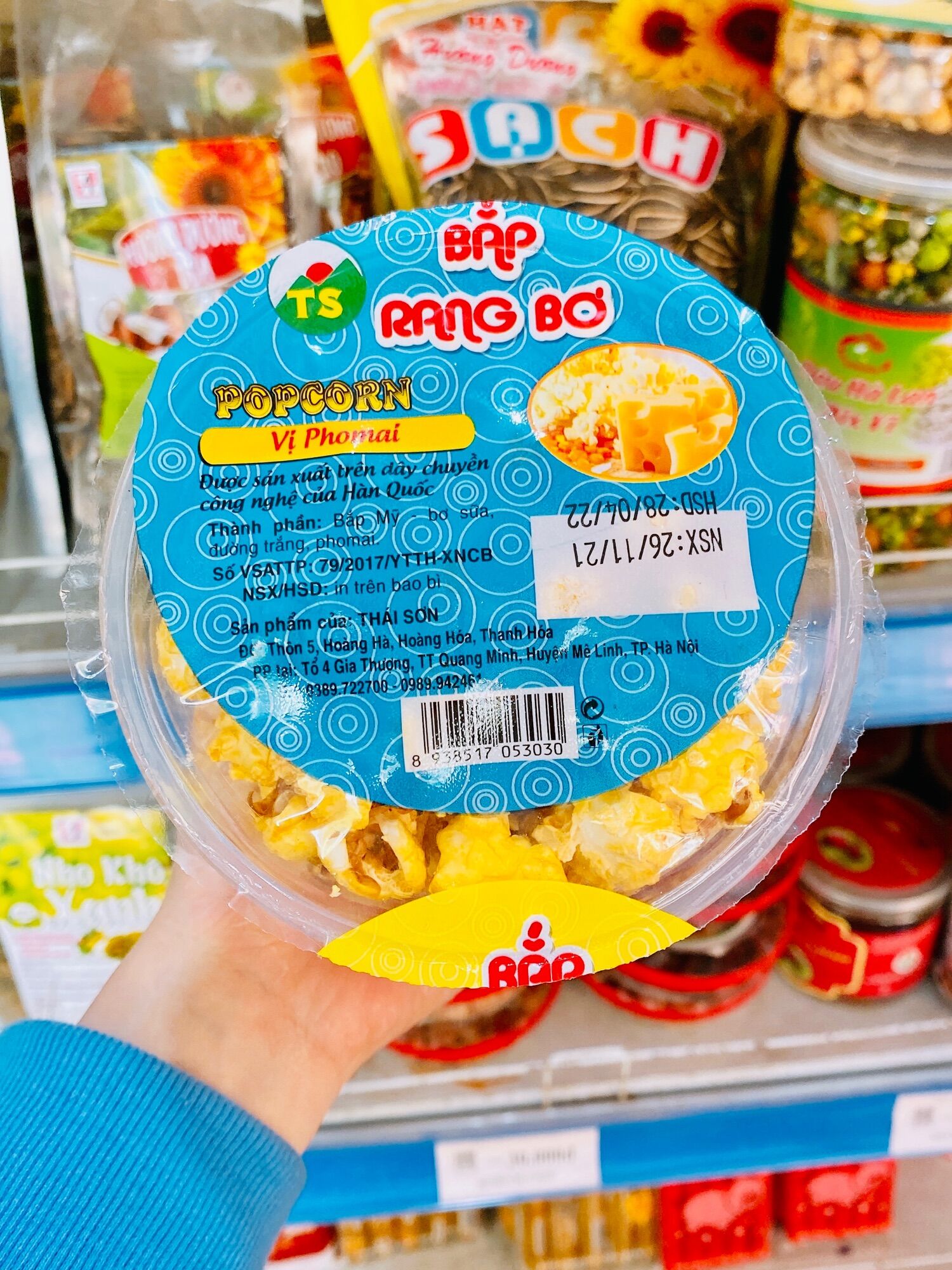BẮP RANG BƠ MẬT ONG PHÔ MAI KIỂU HÀN