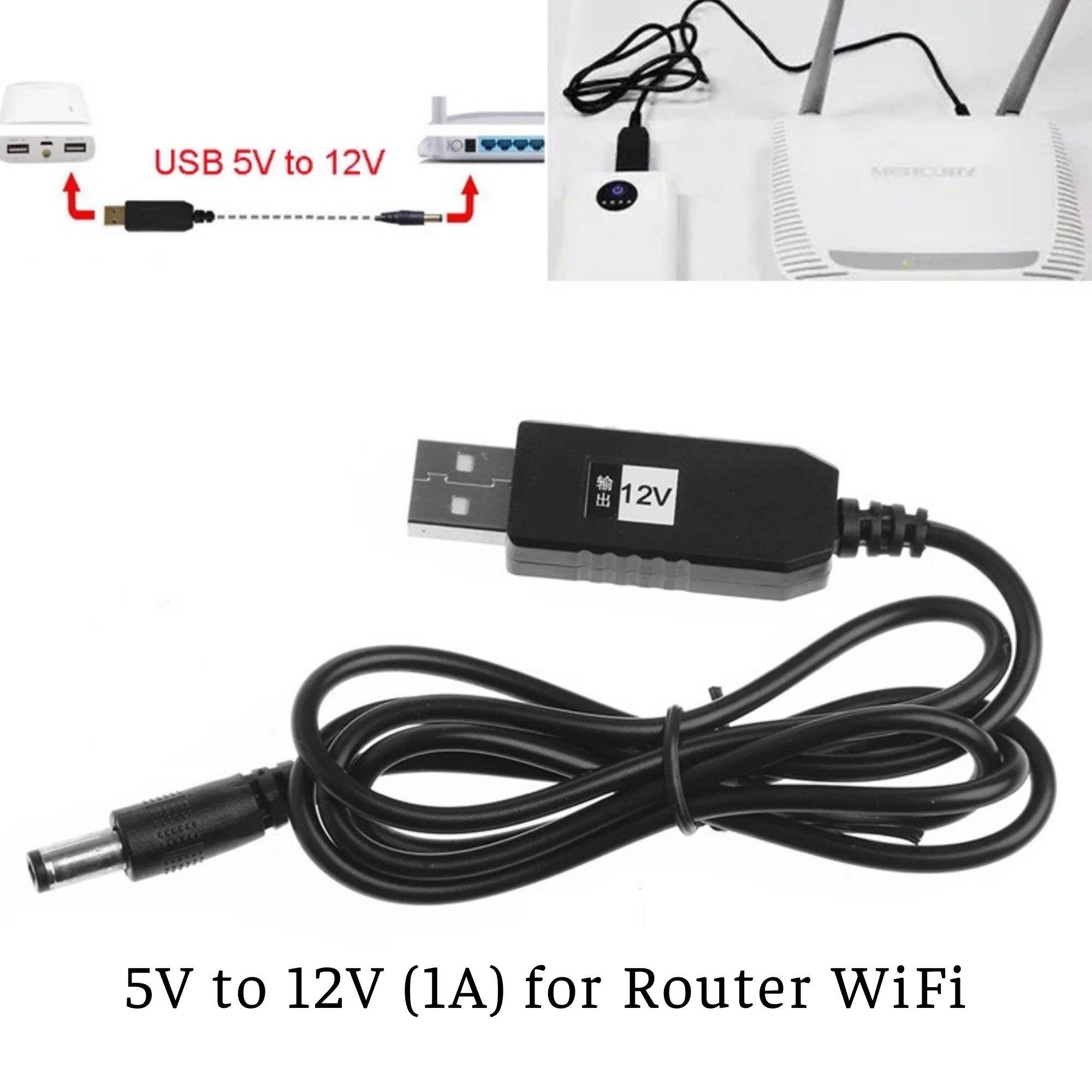 Bảng giá Cáp chuyển đổi điện USB 5V sang 12V (dùng cho Camera, bộ phát Wifi - mất điện vẫn có Wifi) Phong Vũ