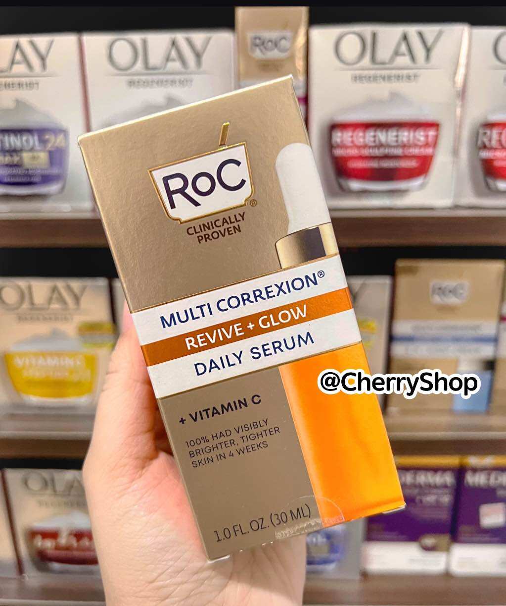 Tinh chất sáng da RoC Multi Correxion Revive+glow Vitamin C Daily Serum