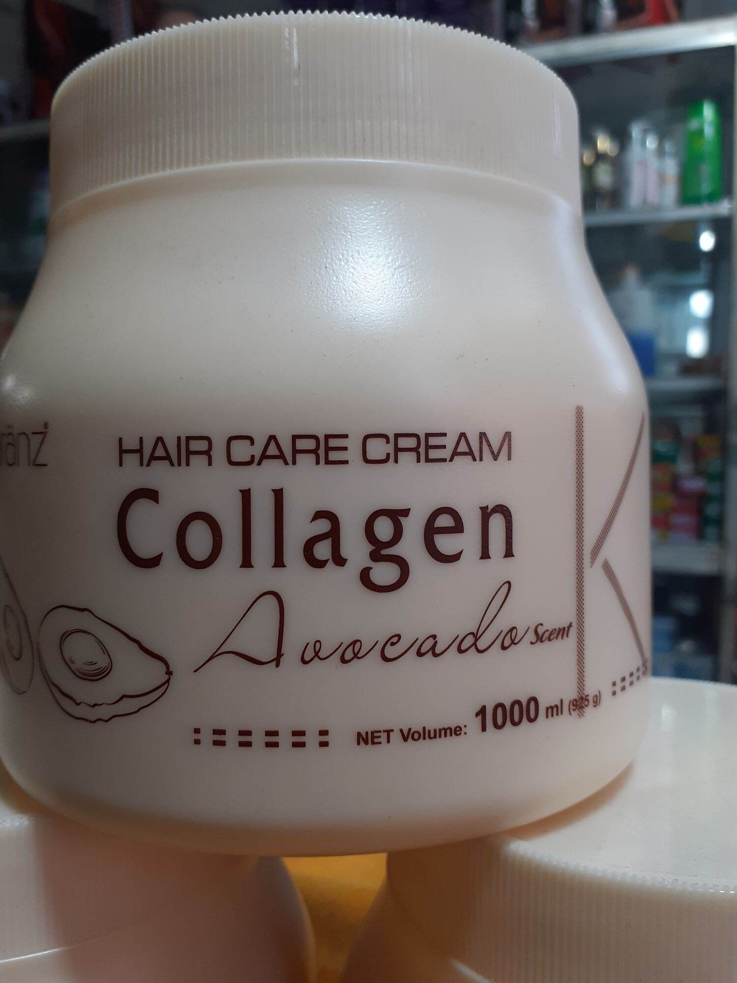Kem hấp ủ tóc karanz collagen hương bơ 1000ml
