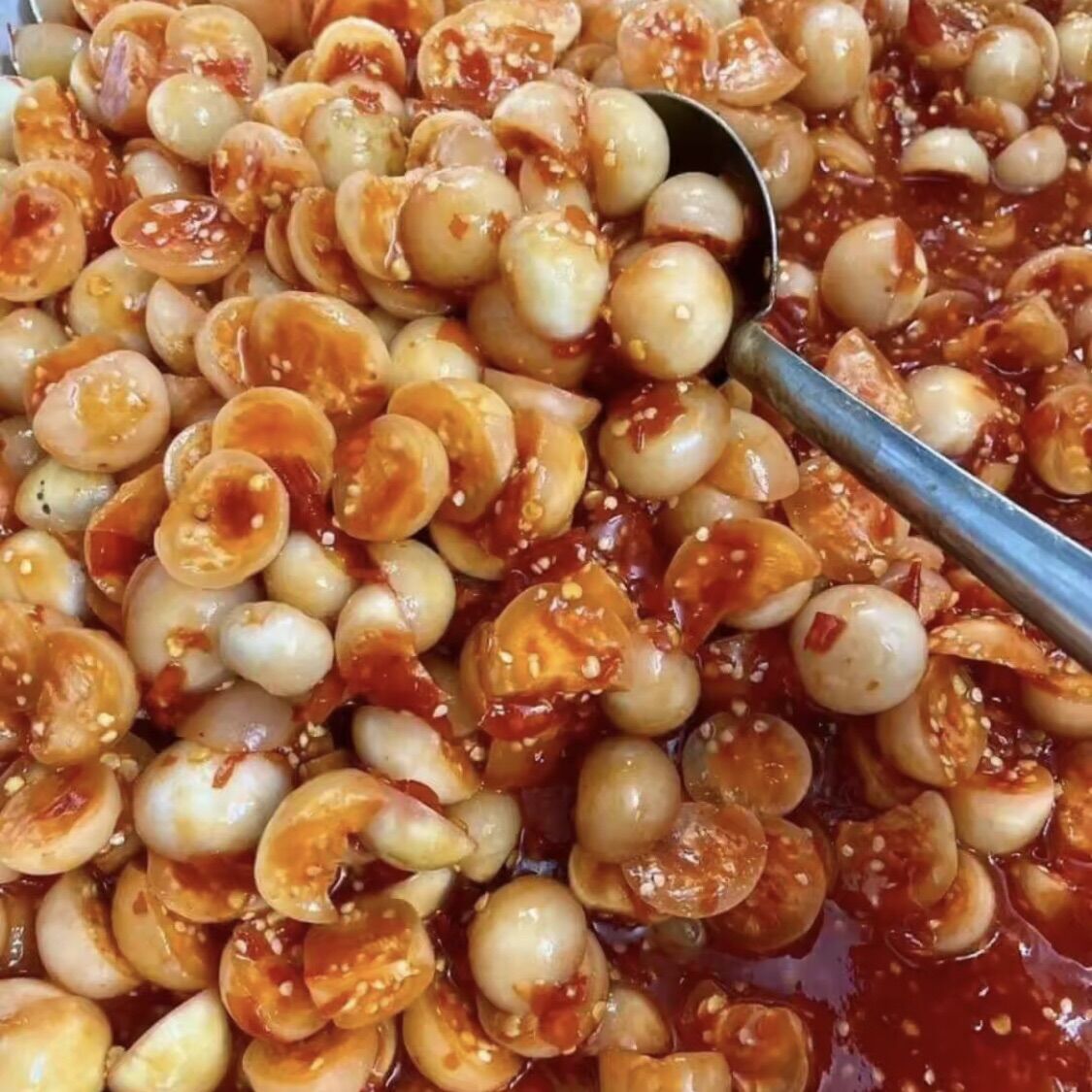 2 hũ mắm cà pháo thanh tú chuẩn vị miền trung giòn ngon đậm đà 1kg - đặc sản huế