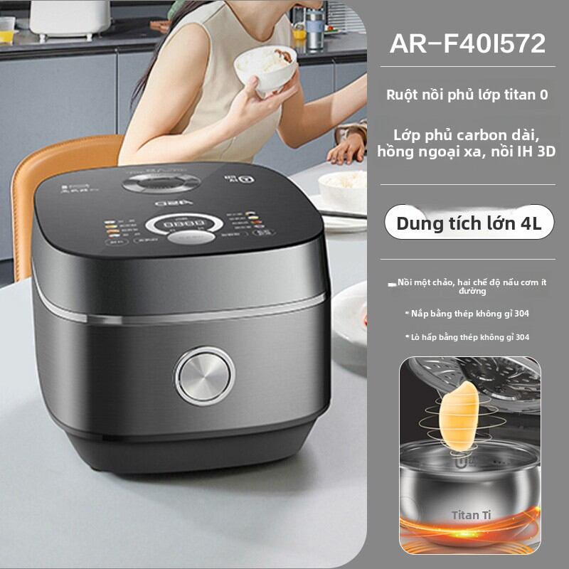 ASD | Multi-Function Low Sugar Far Infrared IH Rice Cooker 4L