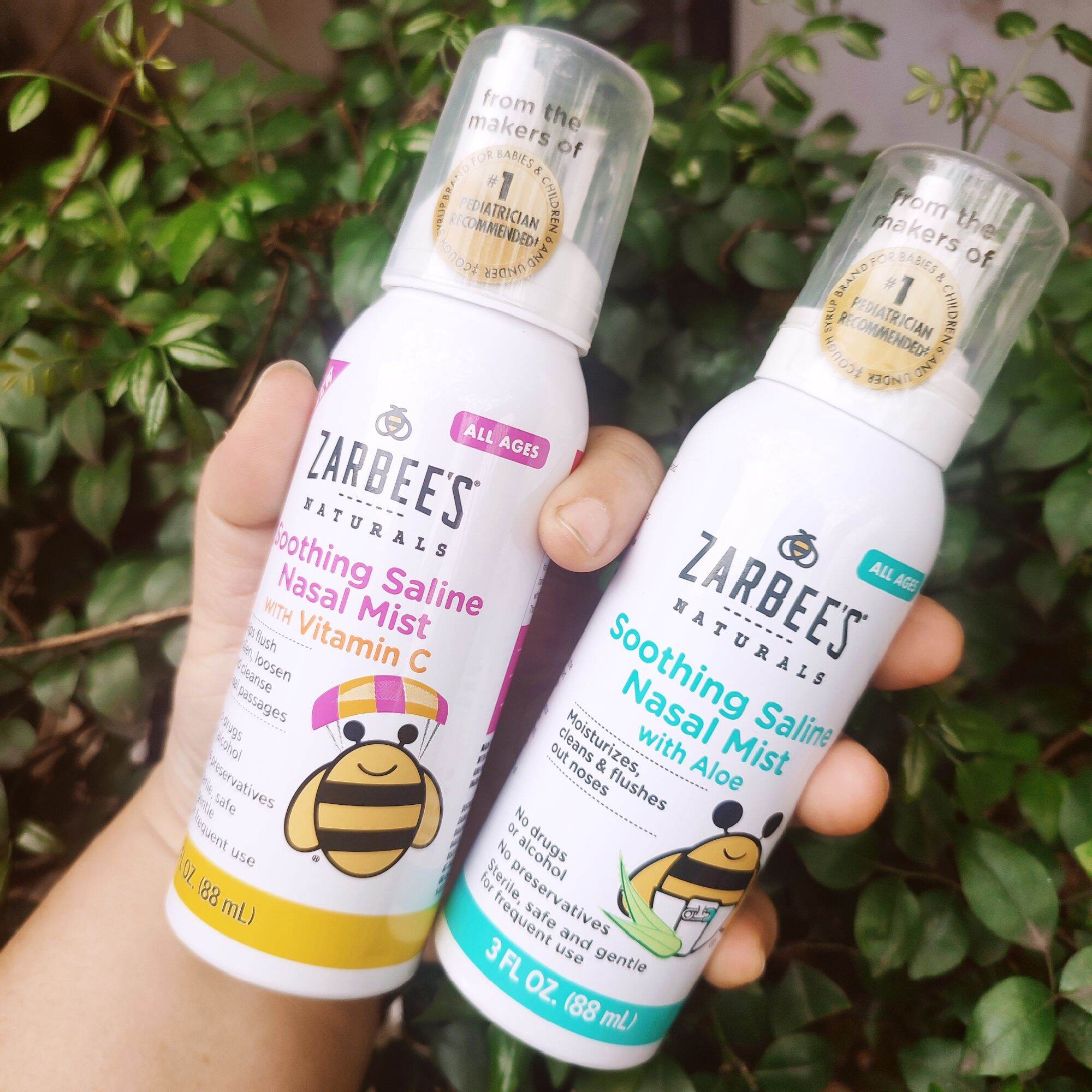 Xịt mũi lô hội zarbee 's cho bé từ sơ sinh 88ml zarbee zarbees zarbee vitamin c