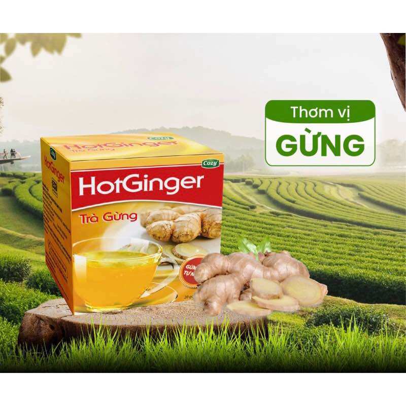 Trà gừng hoà tan cozy hotginger 20 gói*10gr