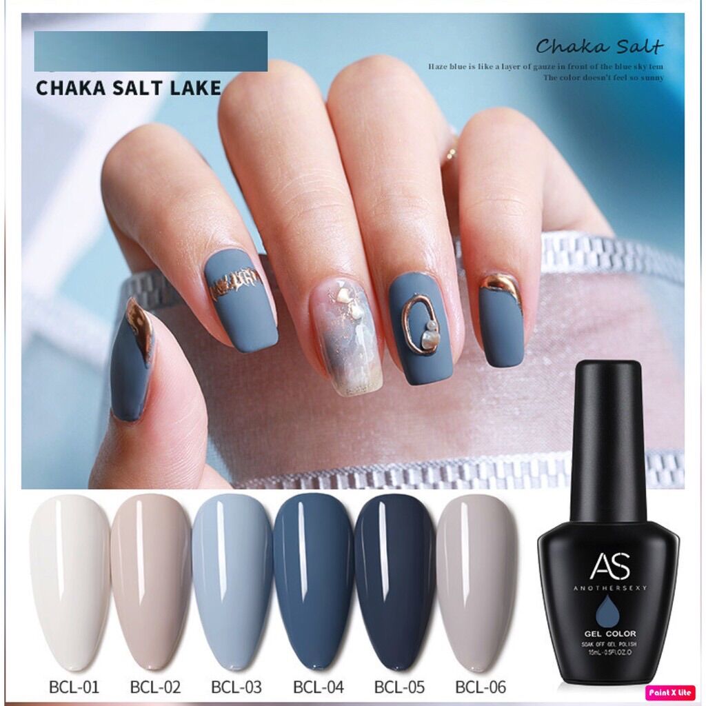 Sơn gel as chai đen 15ml -mã bcl chính hãng