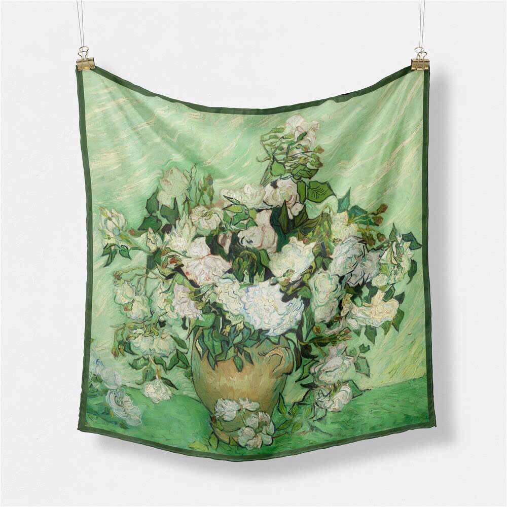 Khăn choàng lụa sang trọng 30cmx30cm