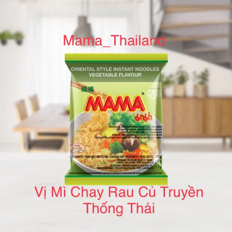 Mì gói mama Thái Lan 60gr (7 loại/thùng 30 gói)