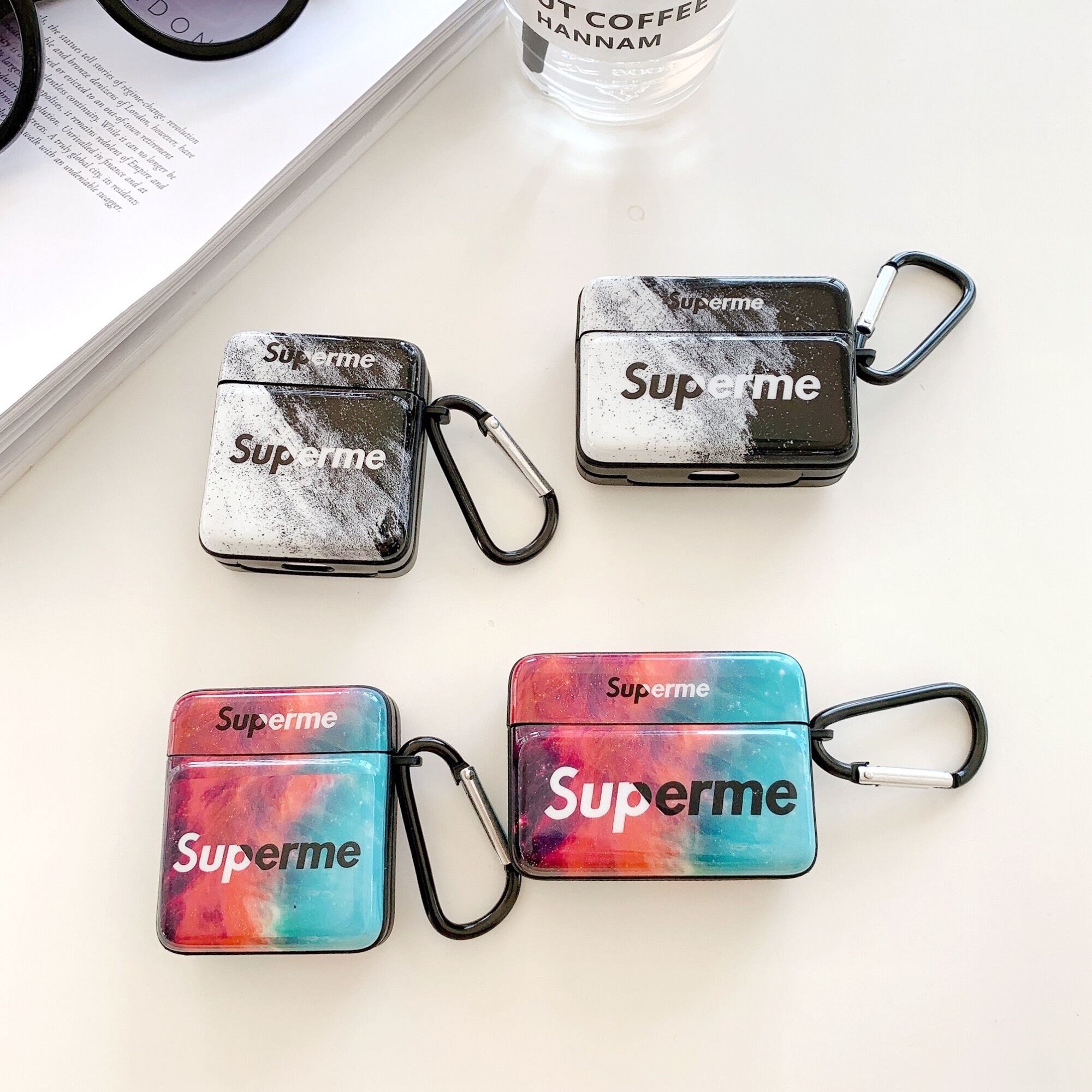 Case Airpods 1/2/pro Hình Hộp Supreme