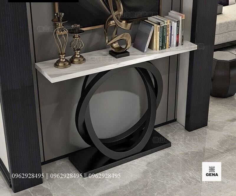 Bàn console, bàn trang trí mặt đá gn01,