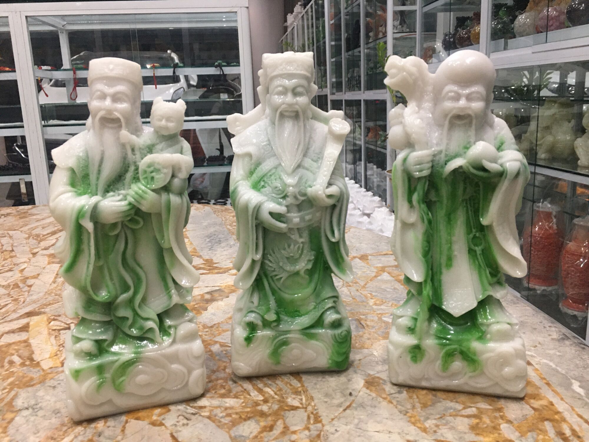 Bộ tam đa 3 ông phước lộc thọ cao 25cm