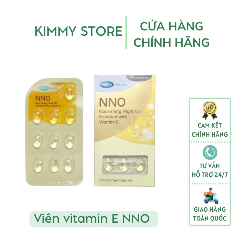 Viên dầu dưỡng da vitamin e NNO mẫu Mới