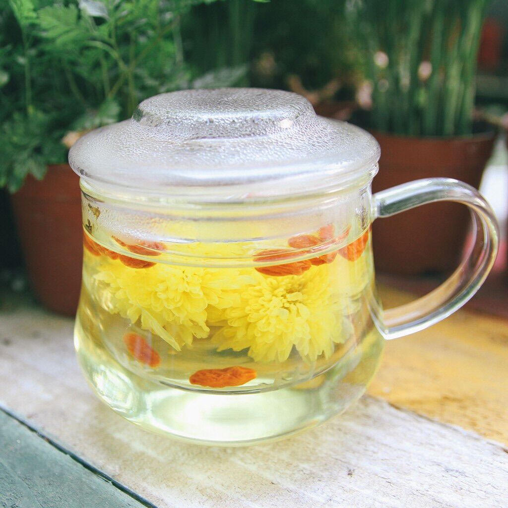 Cốc thuỷ tinh có lõi lọc 300ml