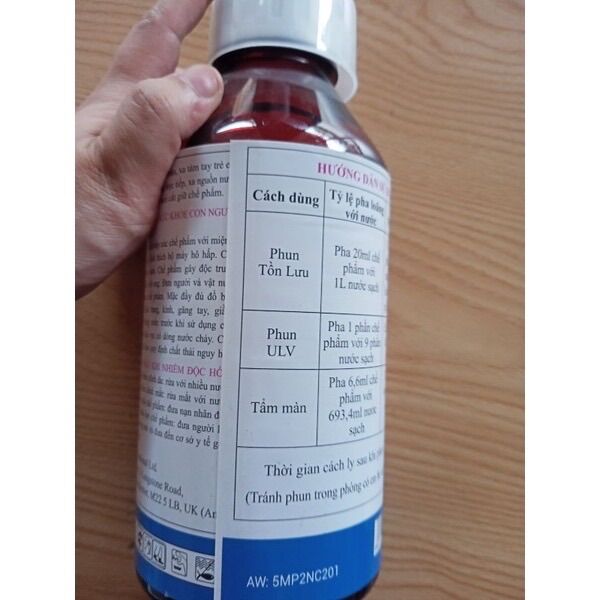 Thuốc diệt côn trùng map permethrin 50EC CHAI 1 lít