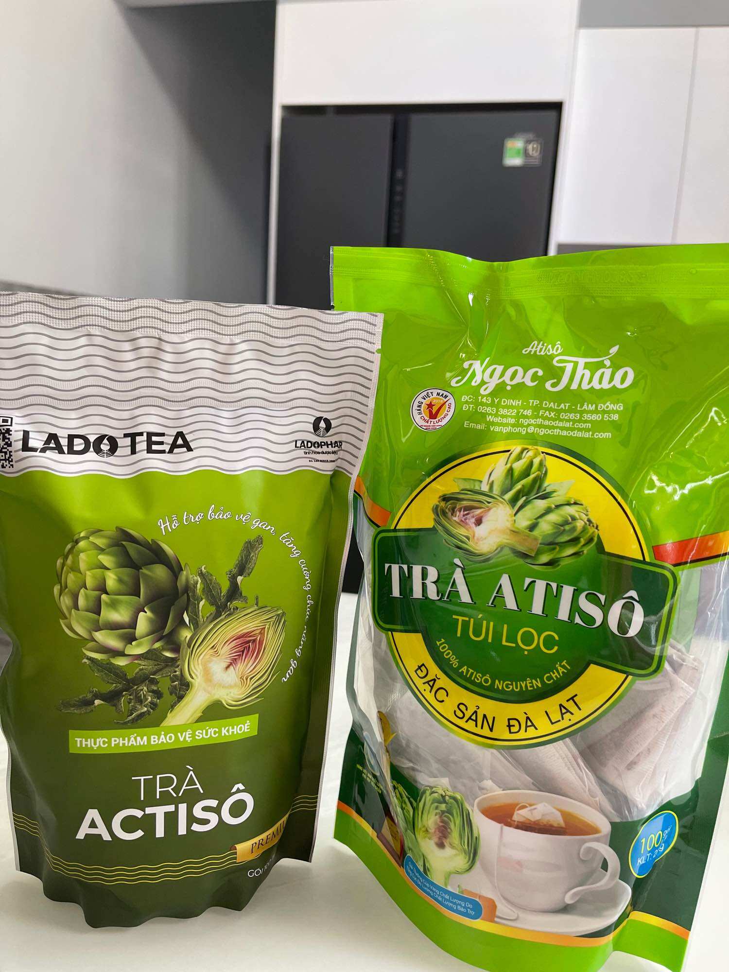 Combo 2 gói trà actiso mỗi gói 100 Túi Lọc