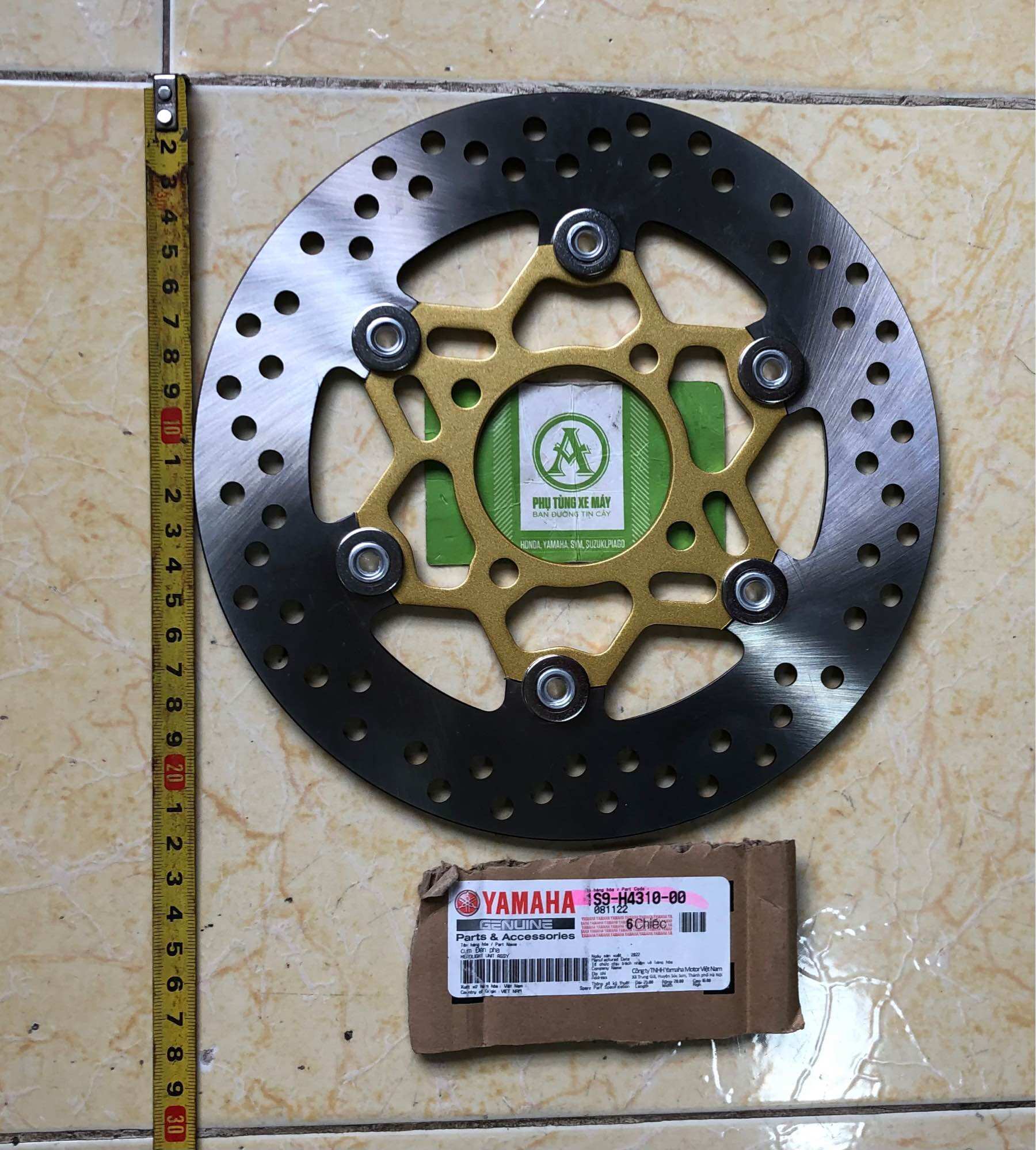 1 Dĩa thắng trước xe máy Exciter 135 5 số ( chuẩn zin )