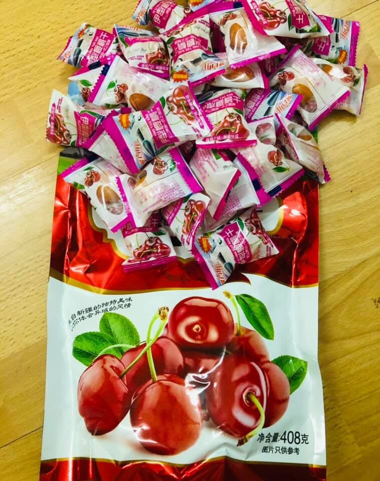 Ô MAI CHERRY 2 VỊ CHERRY ĐỎ / CHERRY VIỆT QUẤT 408g